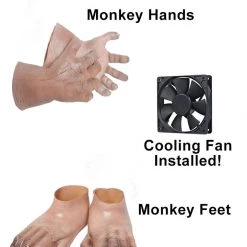 MaskUS Mascot Costumes Pink Chimp Mascot Costume (Thermolite)