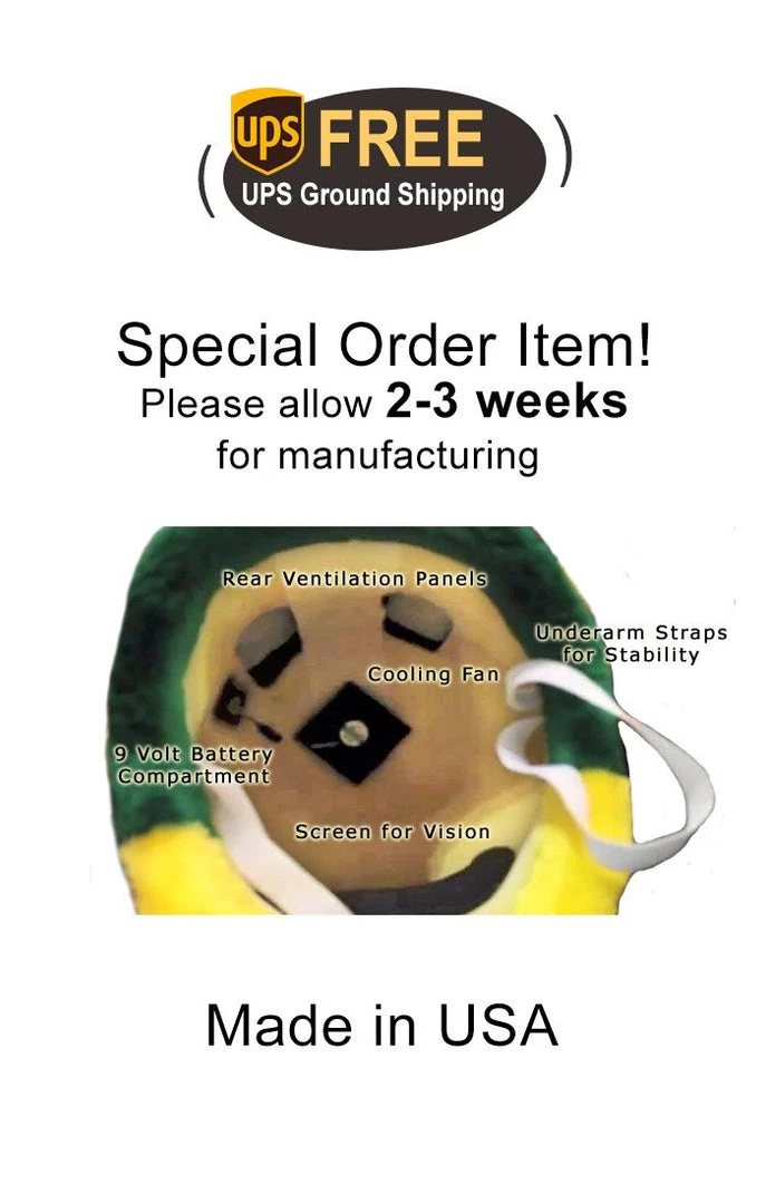 MaskUS Bee Mascot (Thermolite) Mascot Costumes 4 MaskUS Bee Mascot (Thermolite) Mascot Costumes