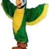 MaskUS Mascot Costumes Green Parrot Mascot Costume