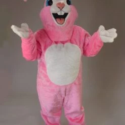 MaskUS Pink Rabbit Mascot Costume Mascot Costumes