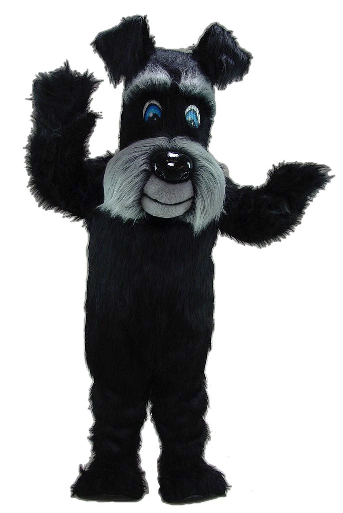 MaskUS Black Terrier Dog Mascot Mascot Costumes 3 MaskUS Black Terrier Dog Mascot Mascot Costumes