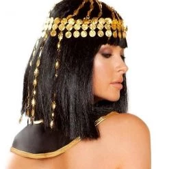Roma Costume Accessories Gold Coin Headpiece