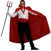 RG Costumes Mens Costumes Full Vampire Cape (Red) 56 Inch
