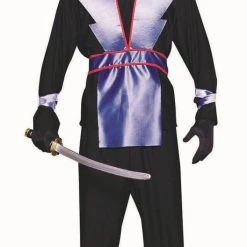 RG Costumes Boys Blue Ninja Master (Teen)