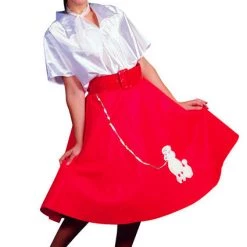 RG Costumes Womens Costumes Poodle Skirt W/ Blouse 50s Dress