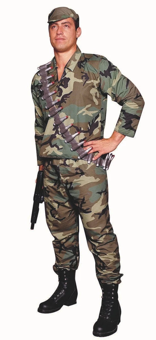 RG Costumes XL Camouflage Commando Costume Mens Costumes 3 RG Costumes XL Camouflage Commando Costume Mens Costumes