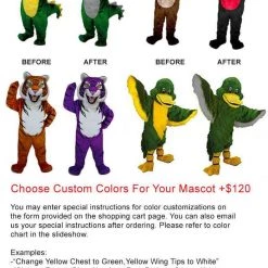 MaskUS Thanksgiving Turkey Mascot Bird Costume (Thermolite) Mascot Costumes