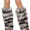 Roma Costume Fur Leg Warmers