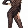 Roma Costume Playboy Bunny Sheer Bodysuit Womens Costumes