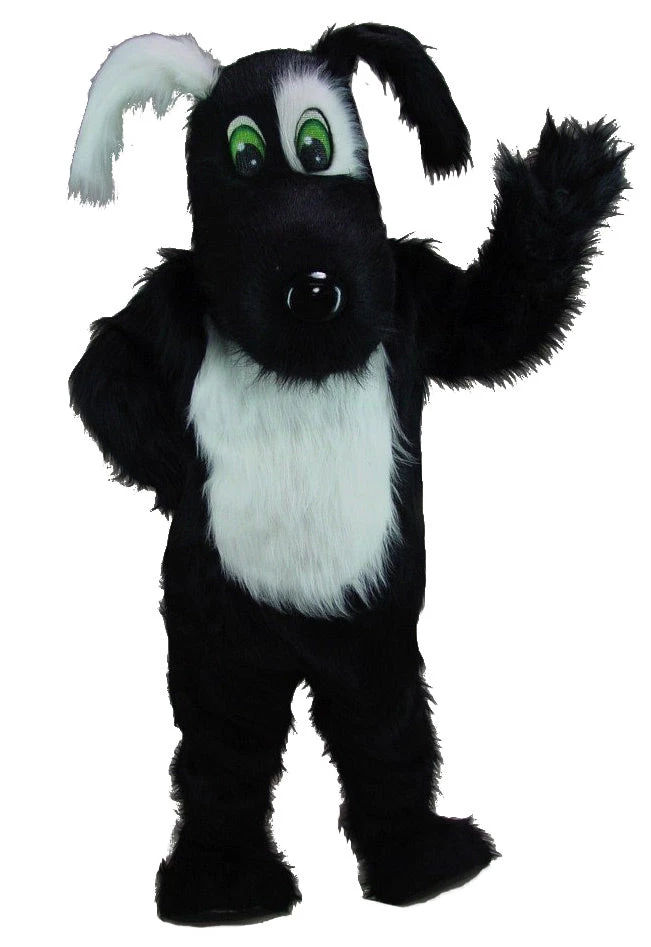 MaskUS Blackie Dog Mascot Costume 3 MaskUS Blackie Dog Mascot Costume