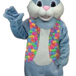 MaskUS Blue Bunny Mascot