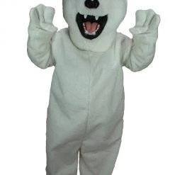 MaskUS Mascot Costumes Iggy Polar Bear Mascot Costume