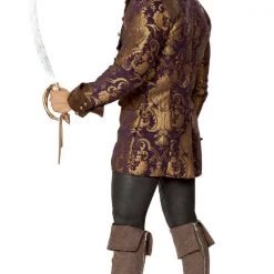 Roma Costume Mens Costumes Deluxe Brocade Pirate Jacket