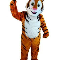 MaskUS Cartoon Tiger Mascot Costume (Thermolite) Mascot Costumes