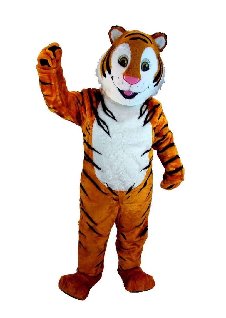 MaskUS Cartoon Tiger Mascot Costume (Thermolite) Mascot Costumes 3 MaskUS Cartoon Tiger Mascot Costume (Thermolite) Mascot Costumes