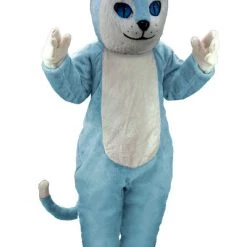 MaskUS Blue Cat Mascot Costume (Thermolite) Mascot Costumes