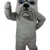 MaskUS Mascot Costumes Grey Bulldog Mascot Costume (Thermolite)