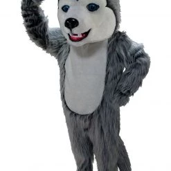 MaskUS Mascot Costumes Grey Husky Mascot Costume (Thermolite)