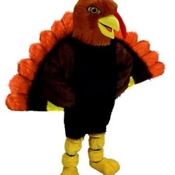 MaskUS Thanksgiving Turkey Mascot Bird Costume (Thermolite) Mascot Costumes