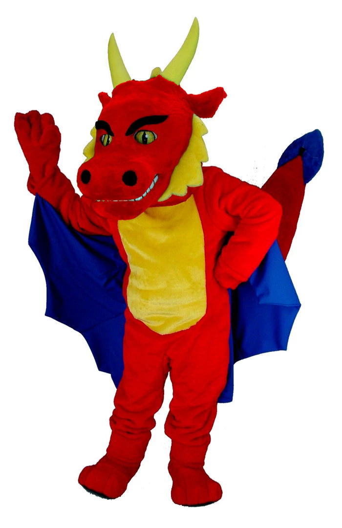 MaskUS Red Dragon Mascot Costume (Thermolite) 3 MaskUS Red Dragon Mascot Costume (Thermolite)