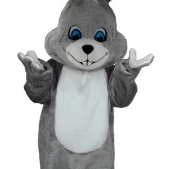 MaskUS Grey Rabbit Mascot Costume (Thermolite) Mascot Costumes