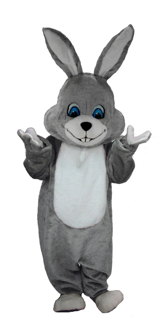 MaskUS Grey Rabbit Mascot Costume (Thermolite) Mascot Costumes 3 MaskUS Grey Rabbit Mascot Costume (Thermolite) Mascot Costumes