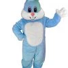 MaskUS Light Blue Toon Bunny Mascot Costume (Thermolite)