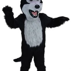 MaskUS Black Wolf Mascot Costume